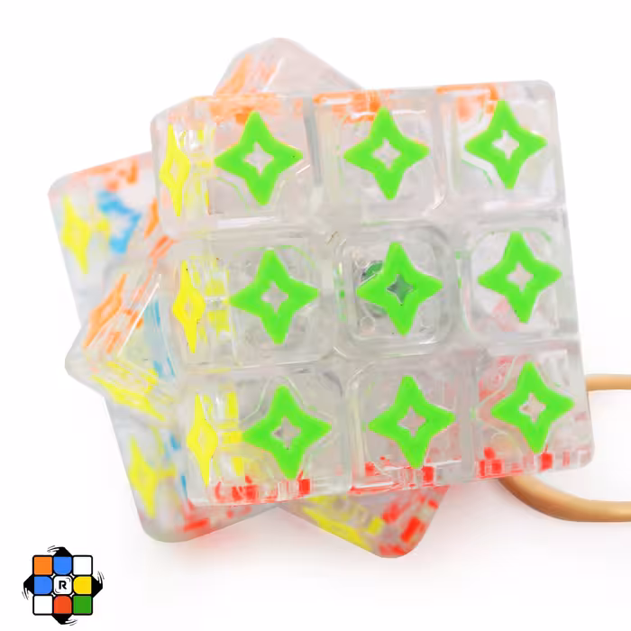 جاکلیدی 3×3 ستاره ای شیشه ای