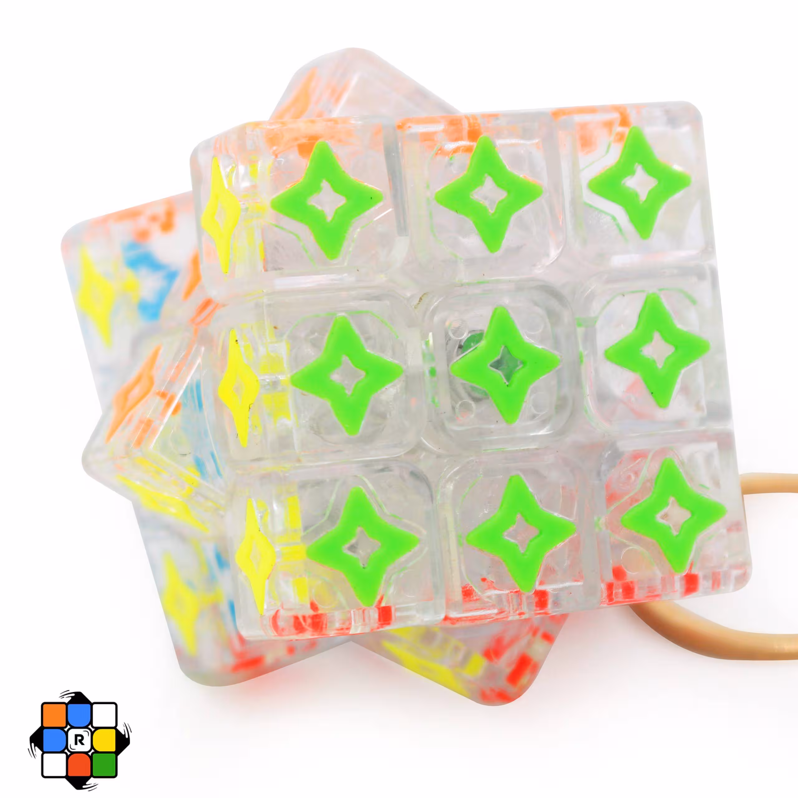 جاکلیدی 3×3 ستاره ای شیشه ای