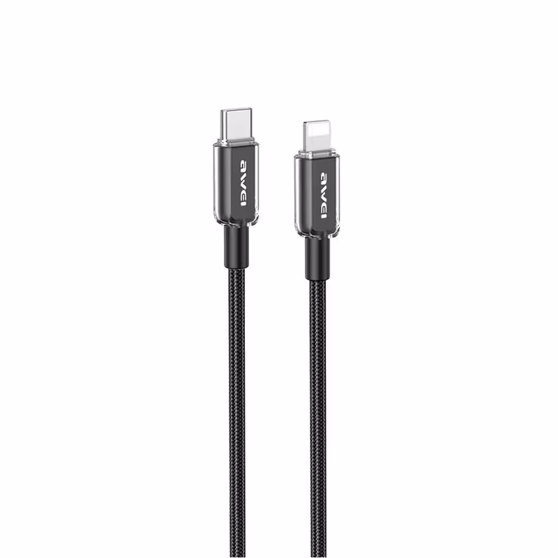 کابل تبدیل USB-C به لایتنینگ اوی مدل CL-148L 30W طول 1 متر