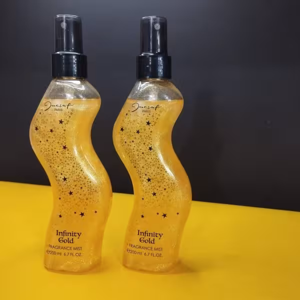 بادی اسپلش زنانه ژک ساف کمر باریک اینفینیتی گلد حجم 200 میلی لیتر