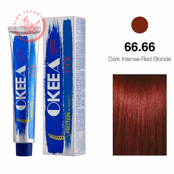 رنگ مو اکیا شماره 66.66 (Dark Intense Red Blonde) 100 میل