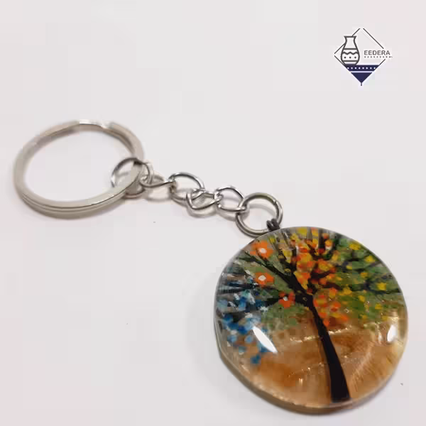 سرکلیدی شیشه ای طرح دو