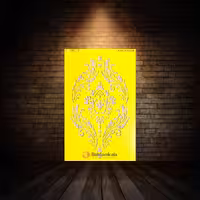 شابلون استنسیل ابعاد 50*35 کد HNC 71