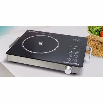 اجاق برقی تک شعله DST مدل T1-01 نقره ای و طلایی