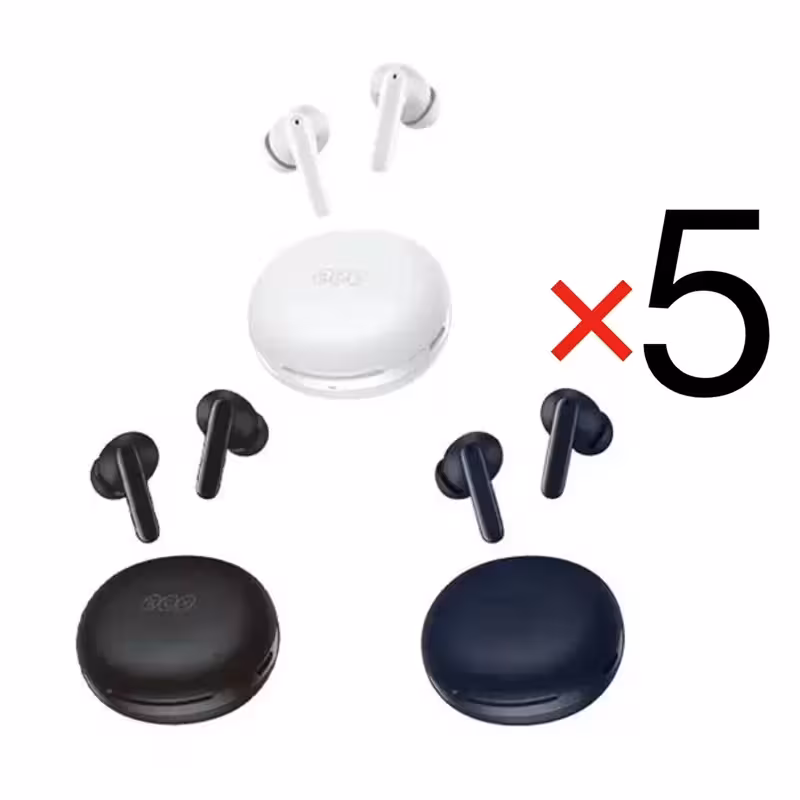 سبد پنج عددی هندزفری  بلوتوثی کیو سی وای مدل T13 ANC 2