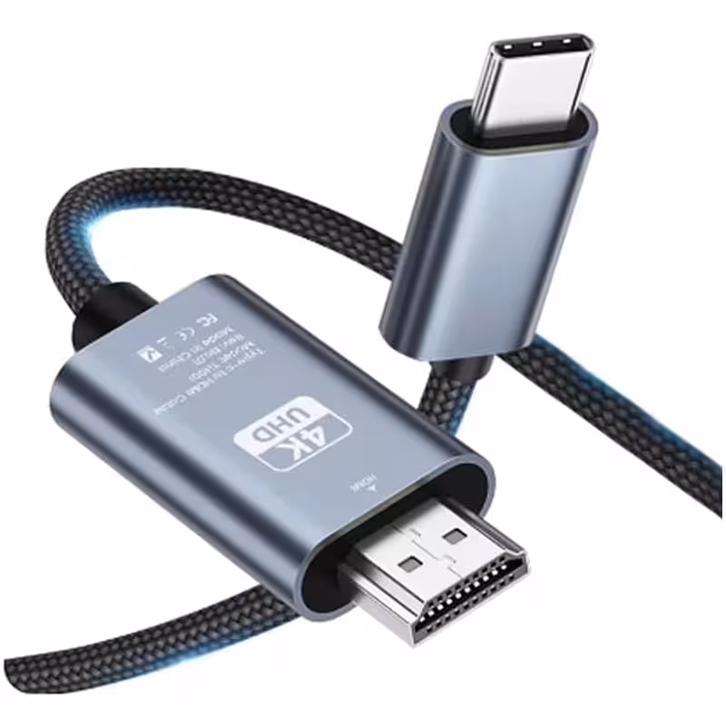 کابل USB-C به HDMI طول 2 متر