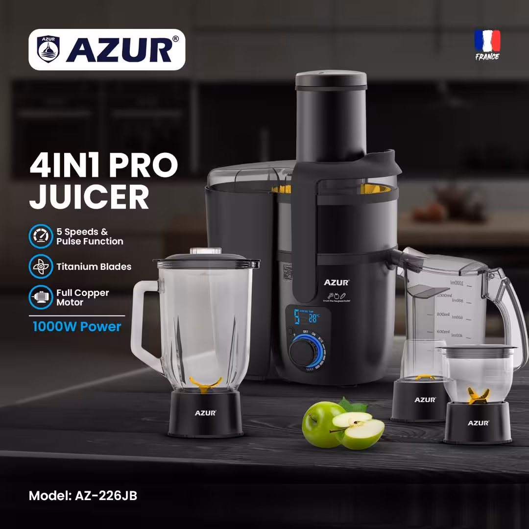 آبمیوه گیری 4 کاره جدید آزور مدل 226