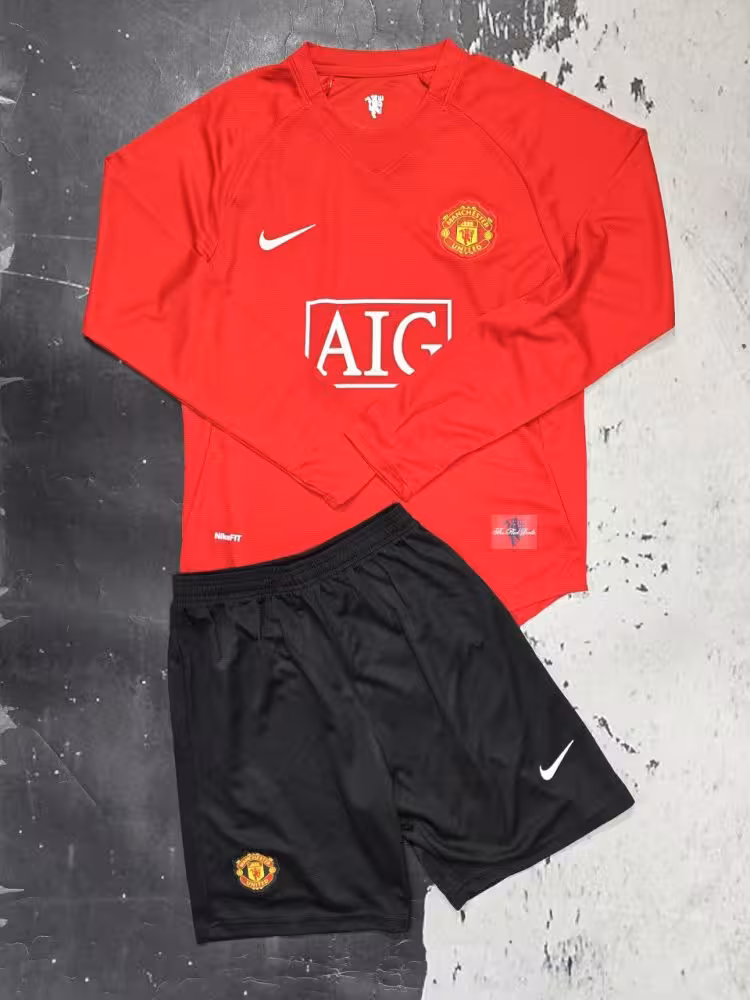 کیت اول آستین بلند منچستر یونایتد 2008 (هواداری)