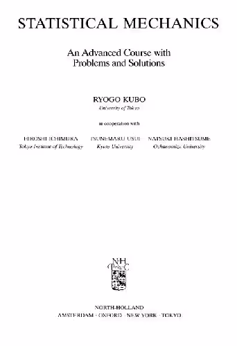 خرید و دانلود نسخه کامل کتاب Statistical Mechanics: An Advanced Course with Problems and Solutions