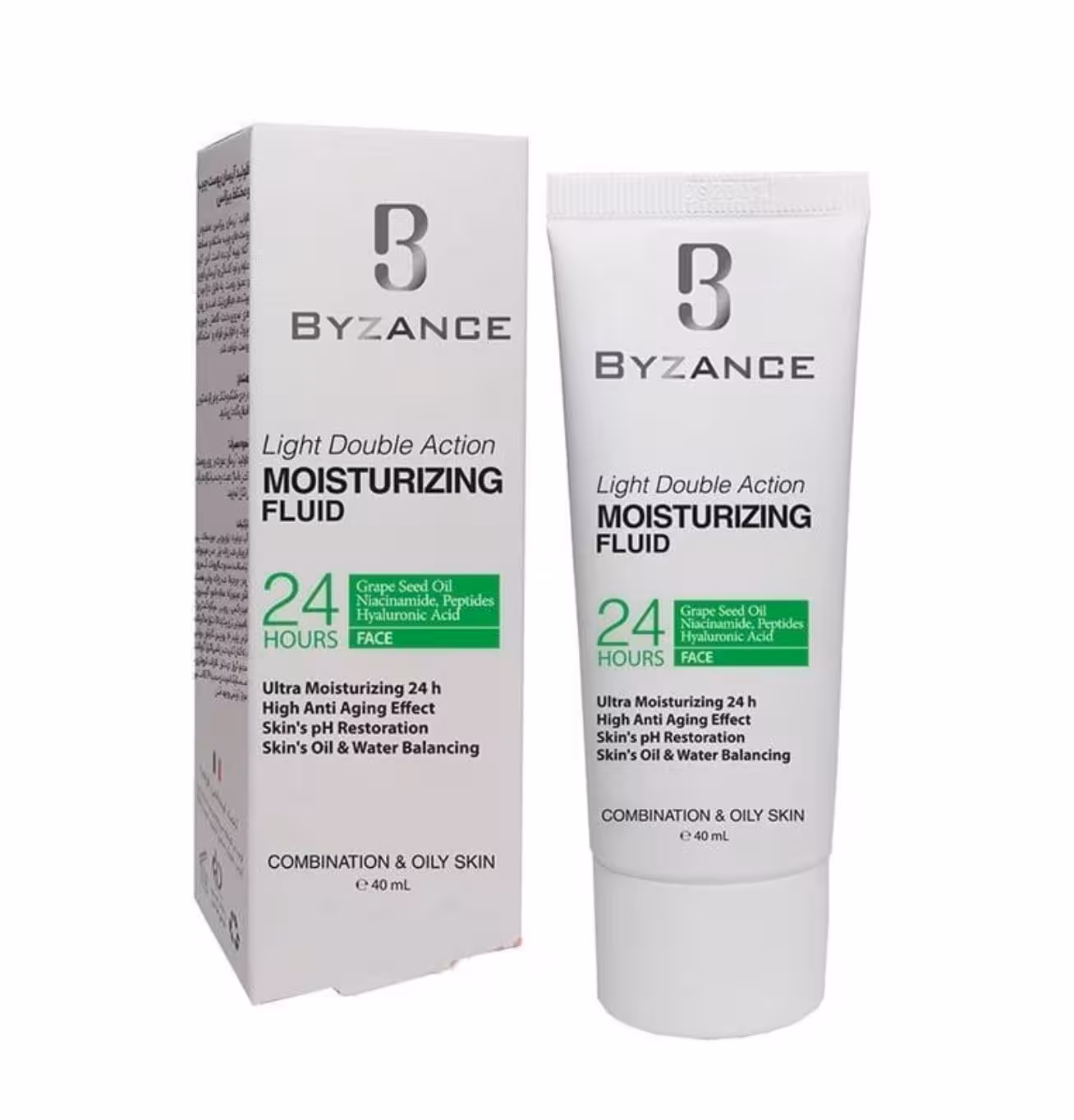 فلوئید آبرسان پوست چرب و مختلط بیزانس 40ml