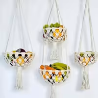 استند آویز سیب زمینی و پیاز  تمام کار دست با تضمین کیفیت بافت و رنگ 