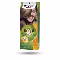 کیت رنگ مو گیاهی پلت PALETTE مدل dogal renkler شماره 0-7 رنگ قهوه ای