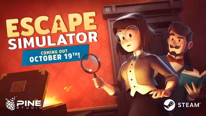 سی دی کی اورجینال بازی Escape Simulator کامپیوتر (PC)