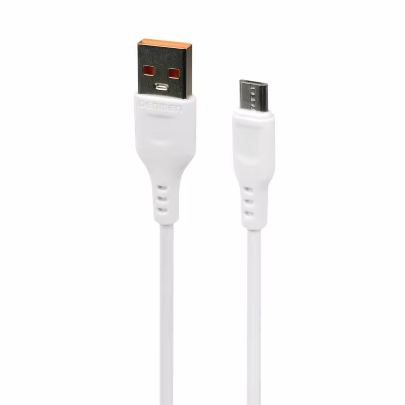 کابل شارژ MicroUSB برند Denmen مدل D01V طول 1 متر