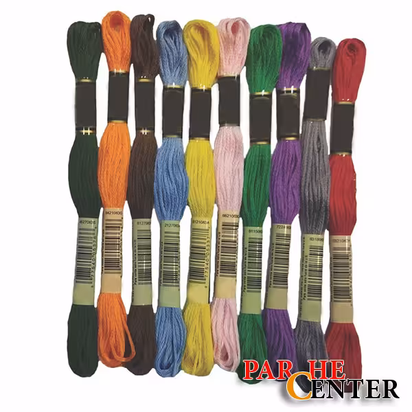 نخ گلدوزی بسته 10 عددی