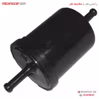 فیلتر (صافی) بنزین فلزی 2 سر صاف بدون براکت پراید پاسارگاد