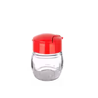 نمکدان تکی شیشه ای سایز کوچک مدل Perla Salt Shaker برند تیتیز پلاستیک ترکیه در 3 رنگ مختلف - شناسه کالا : KC_204