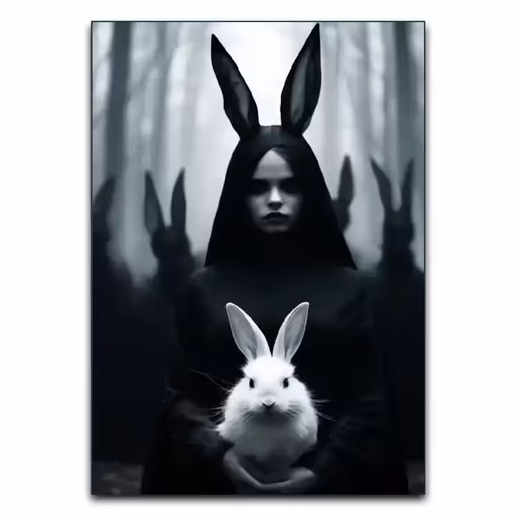 تابلو خرگوش انسان‌نما