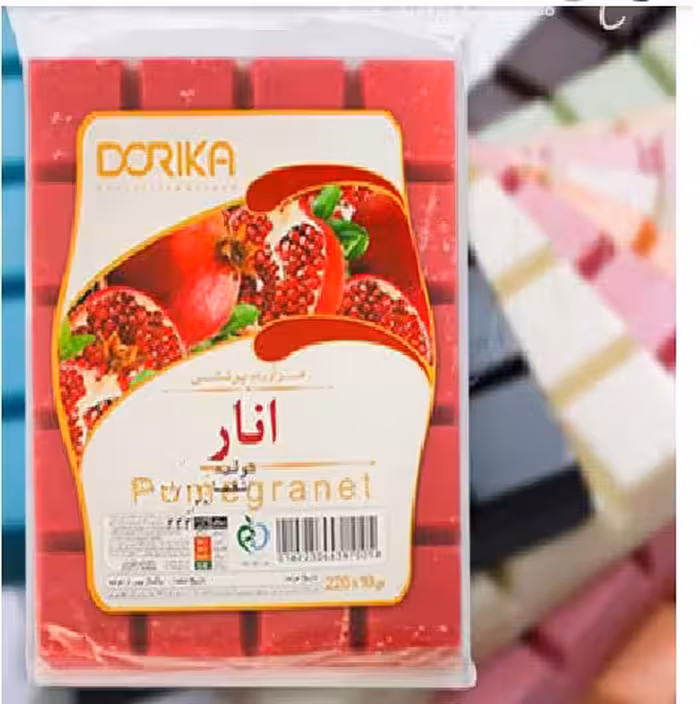 شکلات تخته ای انار دریکا