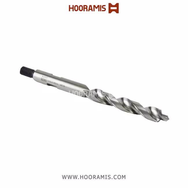 مته نوکدار چپگرد 140*13*5.5 با کد (MT 15) ارجینال جهت ایجاد سوراخ چهارپهلوی دستگیره در ماشین Ozgenc