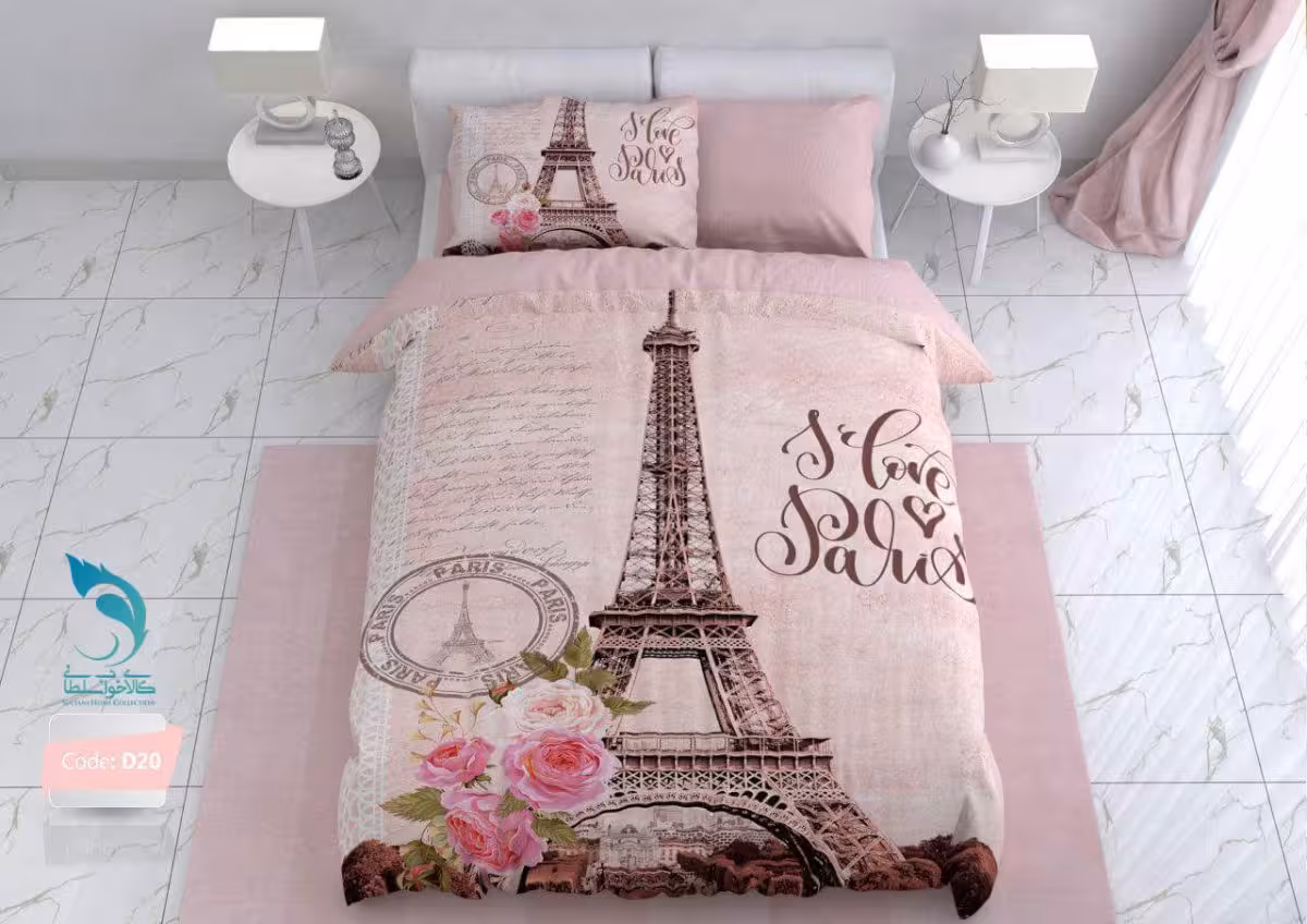 روتختی مدل ایفل کد D20 یک نفره 4 تکه