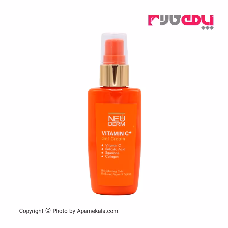 ژل کرم پوست ویتامین سی پلاس C  نئودرم neuderm حجم 50 میل