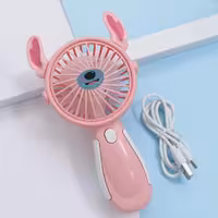 پنکه دستی شارژی استیچ فانتزی صورتی 38372