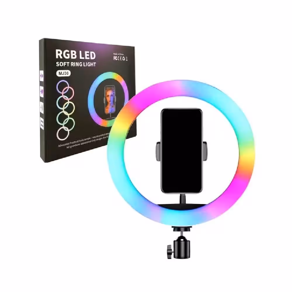 رینگ لایت مدل MJ-36 RGB