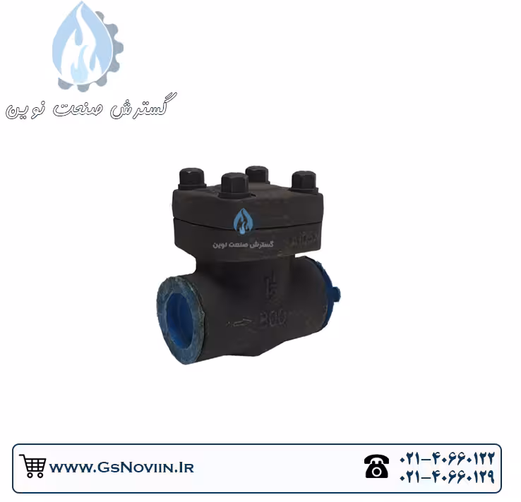 شیر یکطرفه دریچه ای "11/2 اینچ کلاس 800 فولاد A105 فورج جوشی