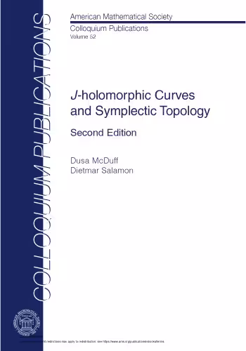 خرید و دانلود نسخه کامل کتاب J-holomorphic Curves and Symplectic Topology (2nd)