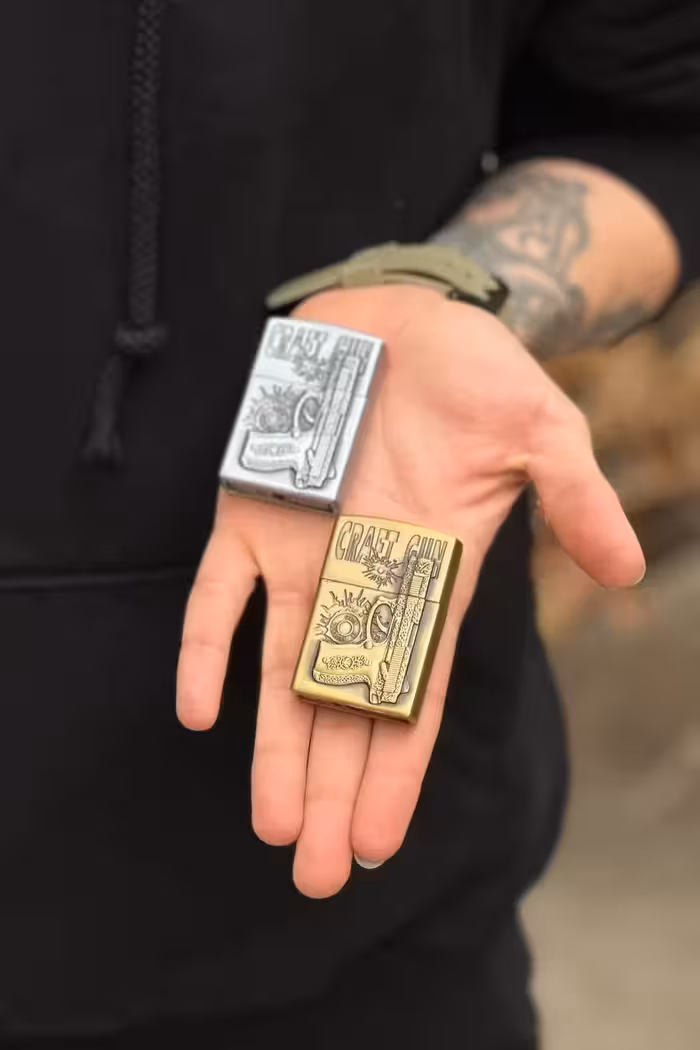 فندک طرح زیپو تفنگ