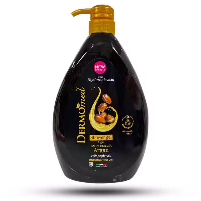 شامپو بدن درمومدDERMOMED حاوی روغن آرگانSHOWER GEL ARGAN (1000 میل)