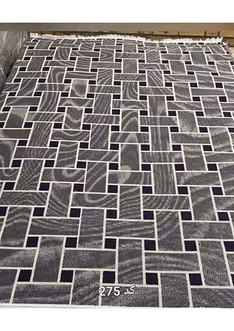 گلیم فرش ماشینی 400 شانه بی سی اف کاشان- کد طرح 275