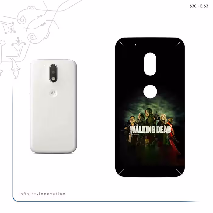 برچسب پوششی ماهوت مدل WALKING DEAD مناسب برای گوشی موبایل موتورولا Moto G4 Play