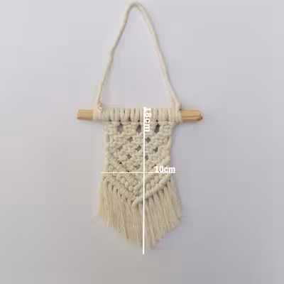 آویز بافتنی مدل زمستانی مجموعه 7 عددی