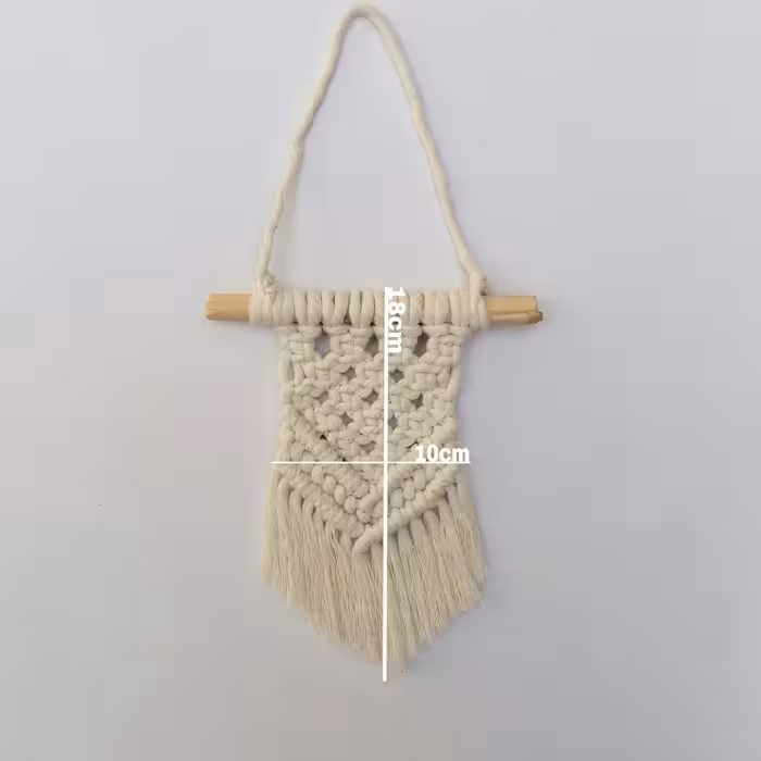 آویز بافتنی مدل زمستانی مجموعه 7 عددی