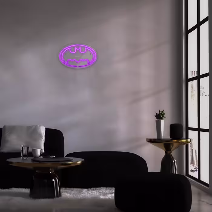 چراغ دیواری نئون دیزاین طرح Batman_PR