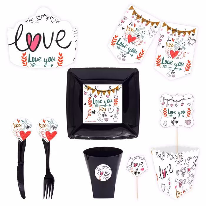  مجموعه 72 عددی تم تولد طرح لاو