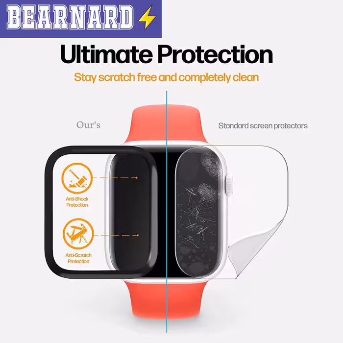 محافظ صفحه نمایش نانو برنارد مدل NBR مناسب برای ساعت هوشمند امازفیت BIP U