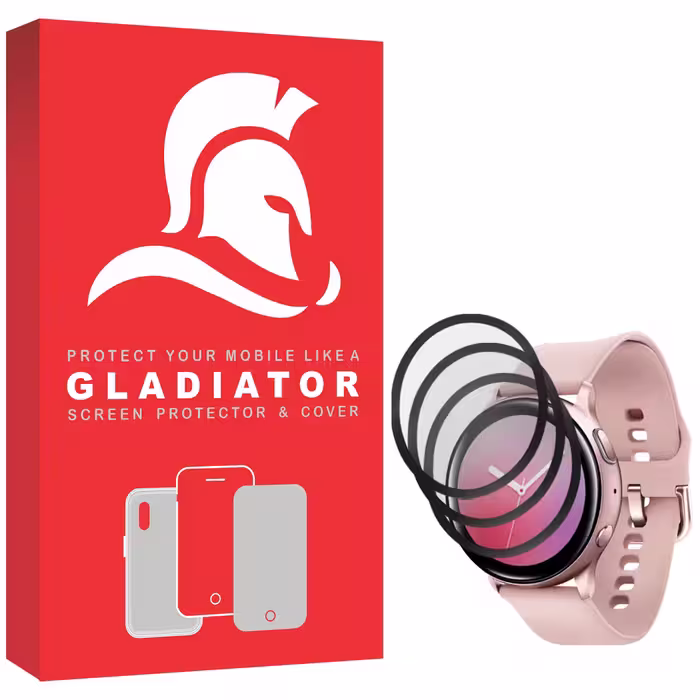 محافظ صفحه نمایش گلادیاتور مدل GWP3000 مناسب برای ساعت هوشمند سامسونگ Active 44mm بسته سه عددی
