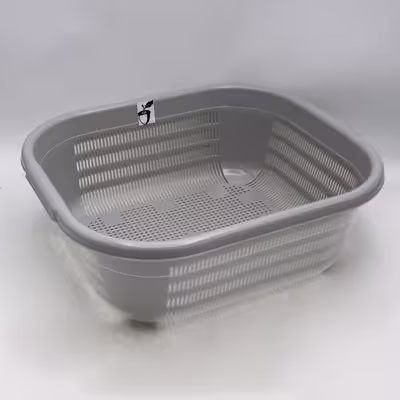 آبکش و لگن مدل بلوط کد YPB-T40-37x32.5CM بسته 2 عددی