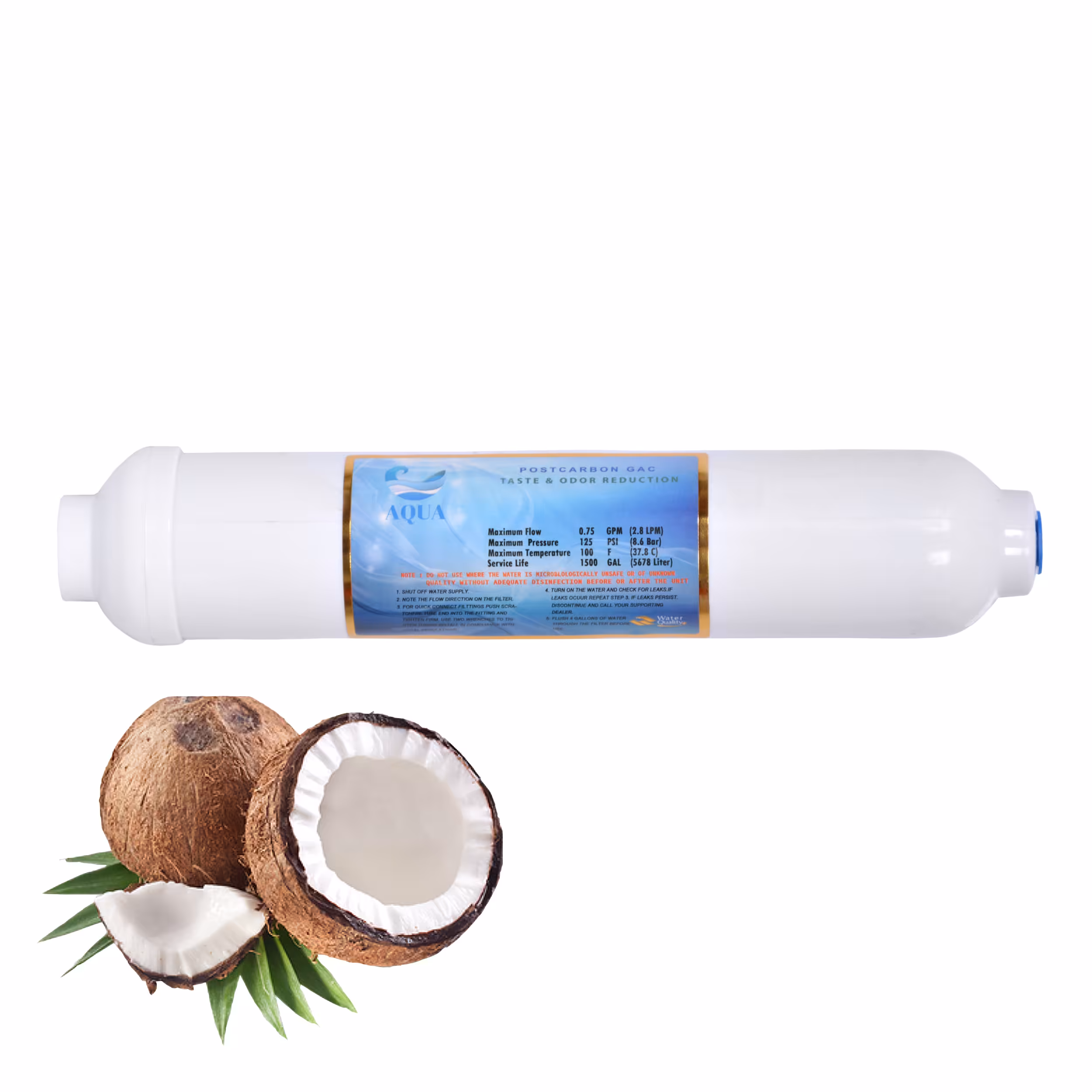 فیلتر دستگاه تصفیه آب آکوا مدل AQ-Post-Mineral56 مجموعه 2 عددی