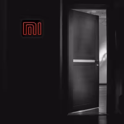 چراغ دیواری نئون دیزاین مدل Xiaomi-BL_RD