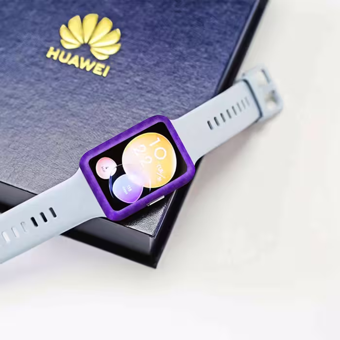 برچسب ماهوت طرح Purple-Fiber مناسب برای ساعت هوشمند هوآوی Watch Fit 2