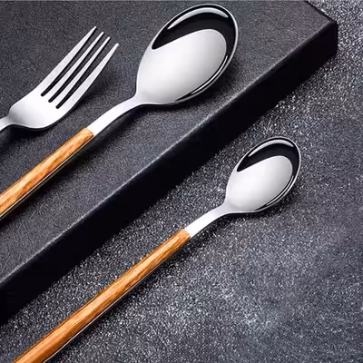 سرویس قاشق و چنگال 33 پارچه جی فی نی مدل R-W-L