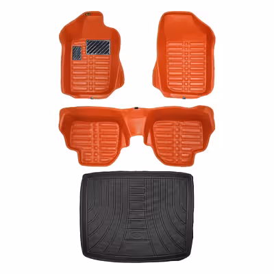   کفپوش پنج بعدی خودرو پانیذ مدل EVA مناسب برای پژو 207 صندوق دار به همراه صندوق