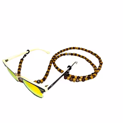 بند عینک مدل چوبی مکعبی 262