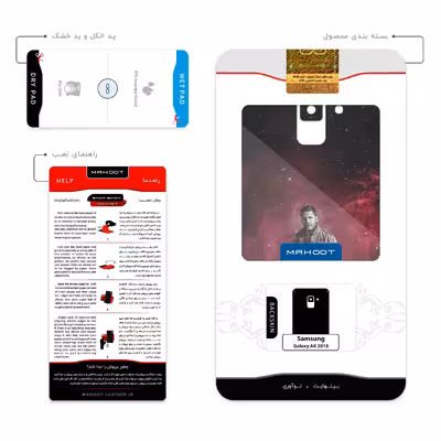 برچسب پوششی ماهوت مدل Tom Hardy مناسب برای گوشی موبایل سامسونگ Galaxy A8 2018