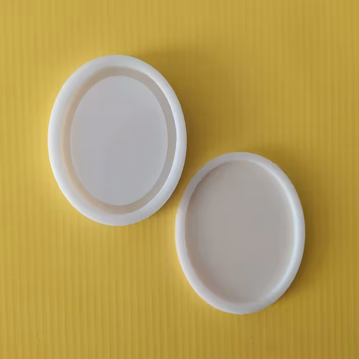 قالب رزین مدل آکواریومی طرح بیضی مجموعه 2 عددی