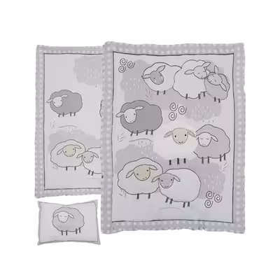 سرویس خواب کودک طرح گوسفند مجموعه 3 عددی